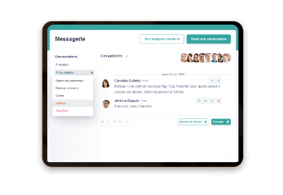 Mockup messagerie